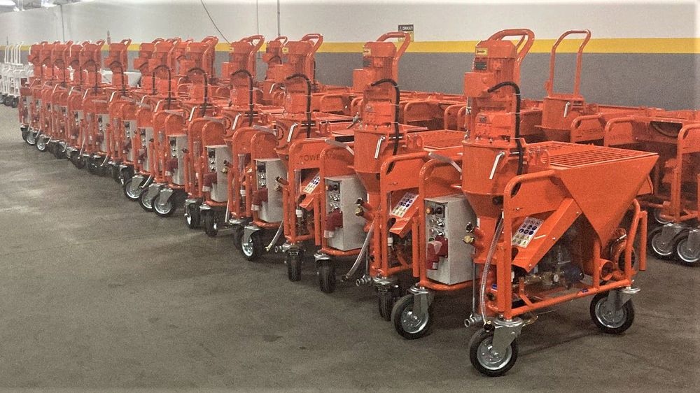 masina de tencuit , pompa de tencuit , tencuiala mecanizata , RATE !