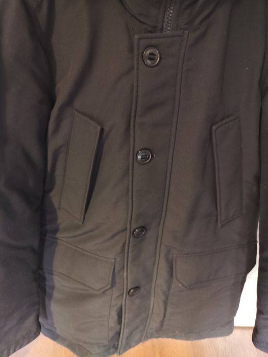 Зимно мъжко яке с двойно закопчаване