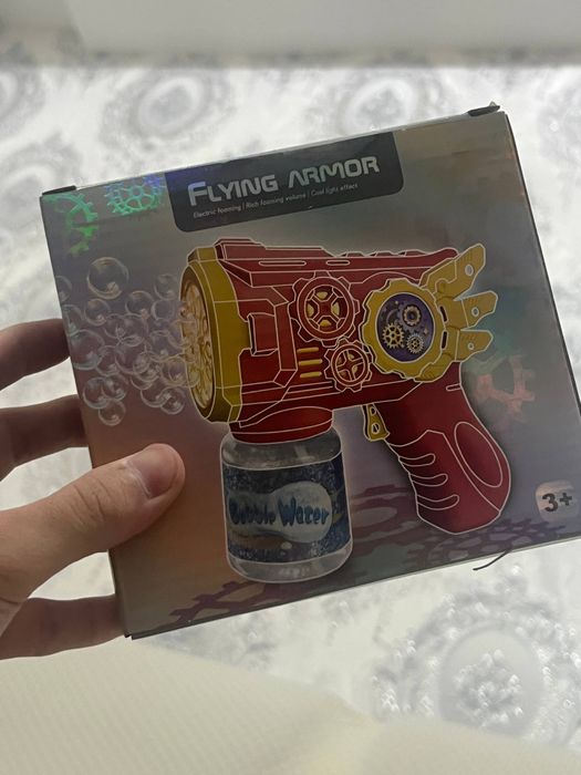 Bubble gun пистолет мыльных пузырей