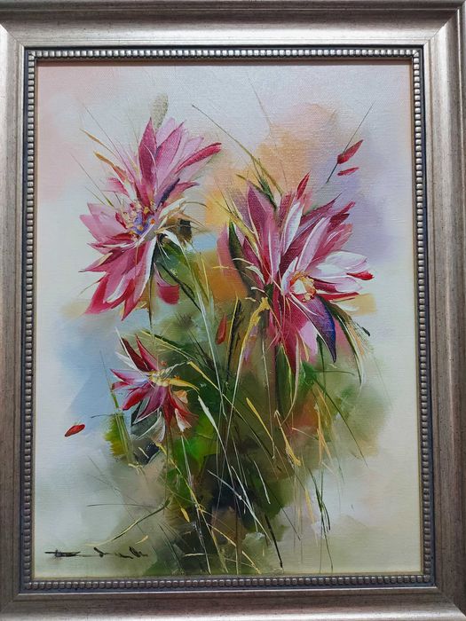 8 Tablouri inramate,picturi ulei de Sebastian Constantin/Livrare pers.