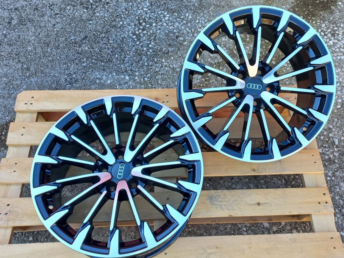 19.Audi S.Line 8.5j et35 Black Polish Diamond A3 A4 A6 A7 A8 Q2 Q3 Q5