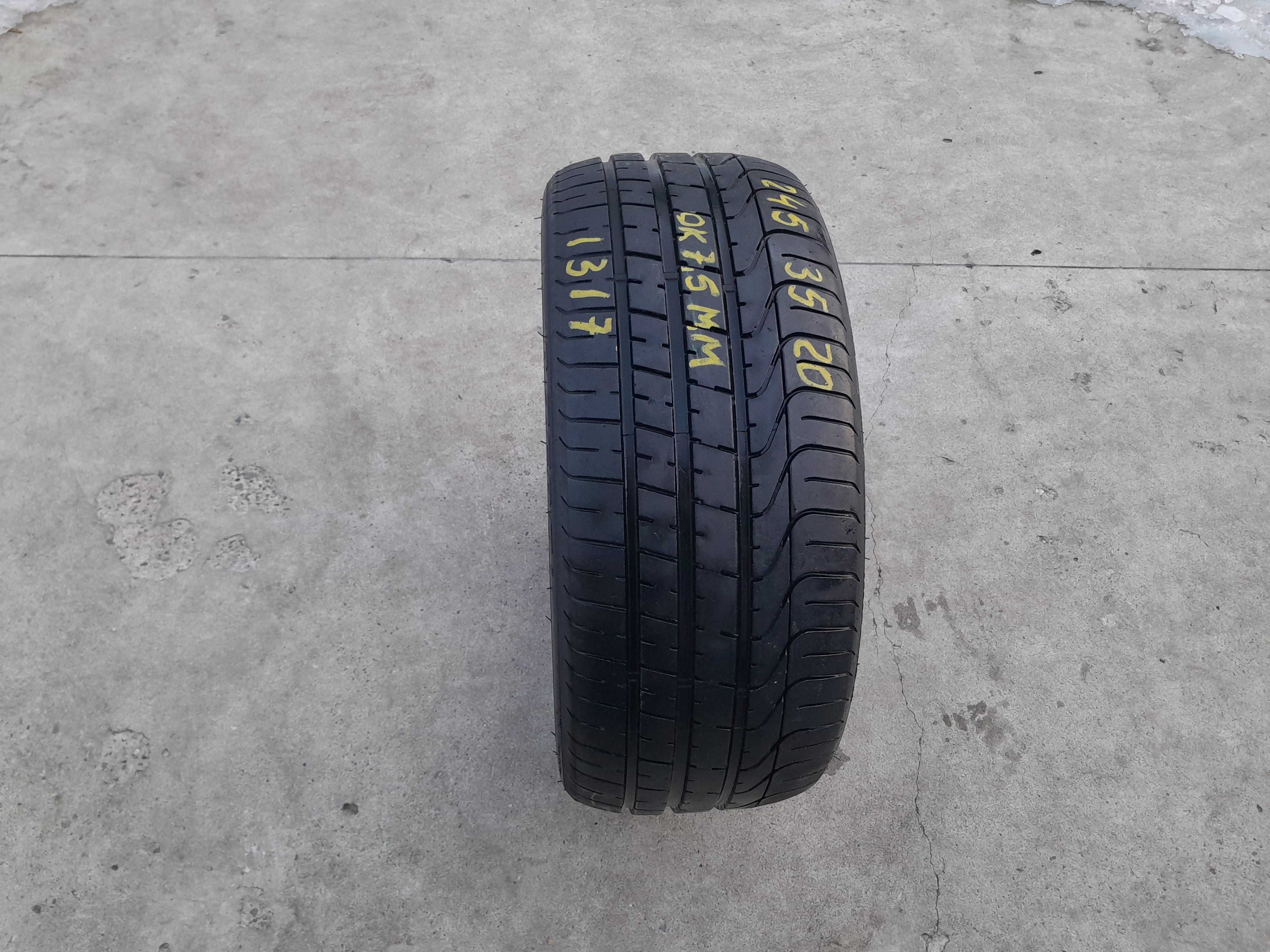 O anvelopa de vara 245 35 20 pirelli p zero profil 7,5 m