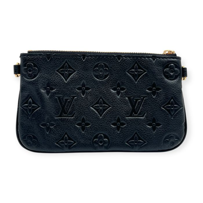 Louis Vuitton Monogram Empreinte Leather Mini Pochette / Mini Clutch