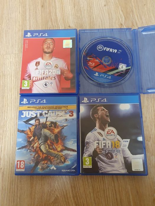 Ps4 игри fifa18,19,20 just cause 3 За Playstation 4! В отлично състоян