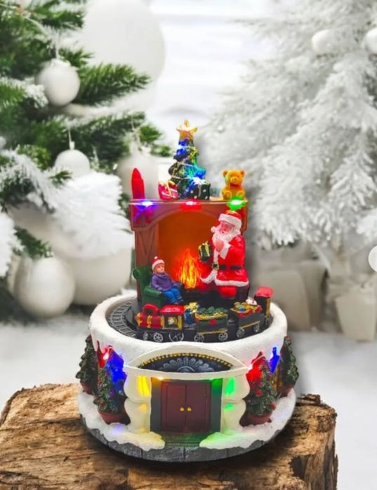 Led Коледна музикална сцена Magic Village Дядо Коледа