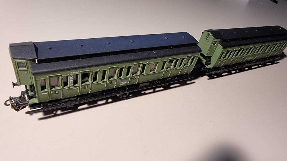Vagoane calatori BTTB, 1:120, TT, trenulet electric