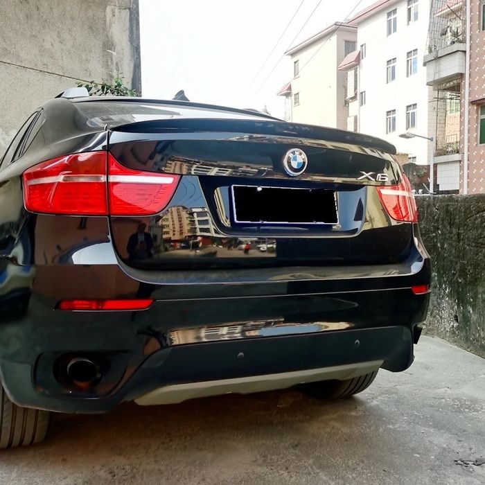 Negru lucios * Eleron Portbagaj Lip codita Haion BMW X6 E71