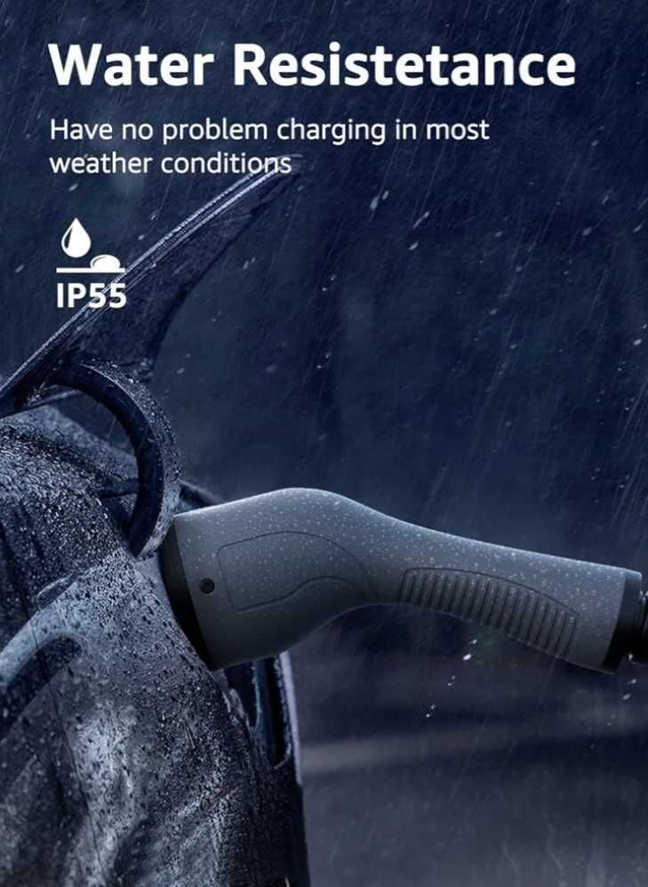 Bokman Тип 2 към Тип 2 EV 10 метра 3 фазен кабел за зареждане 32A|22KW