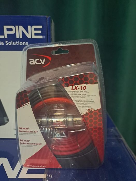 Pachet Subwoofer Alpine complet nou