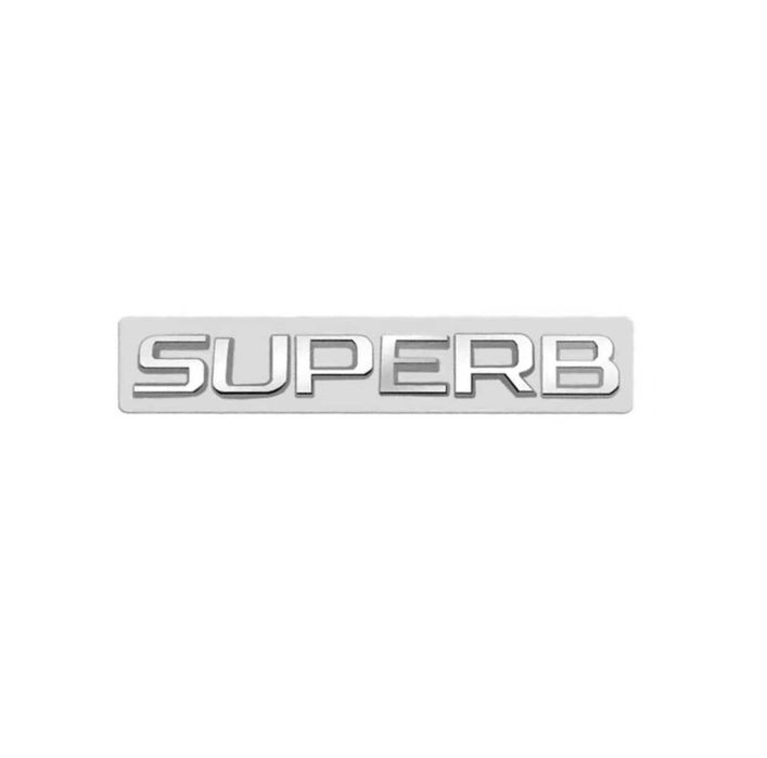 Set embleme SKODA SUPERB 4x4 / emblema stema sigla sticker inscriptii