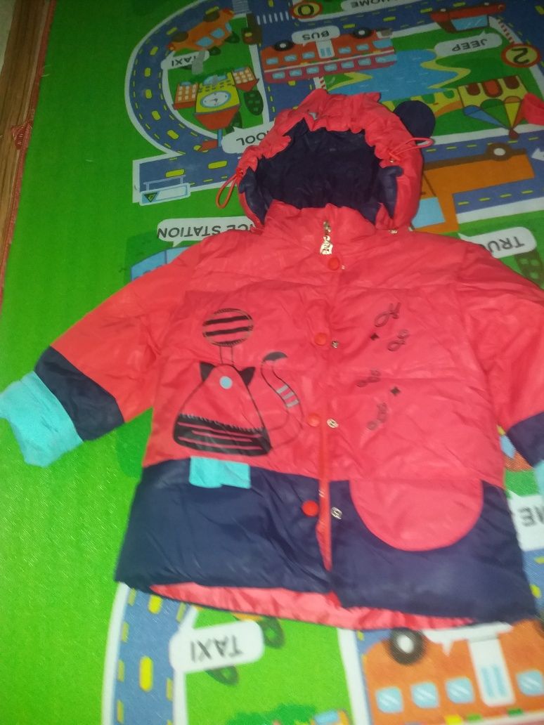 Весенний и осенний костюм (куртка + штаны) для девочки от1 года до 3 г