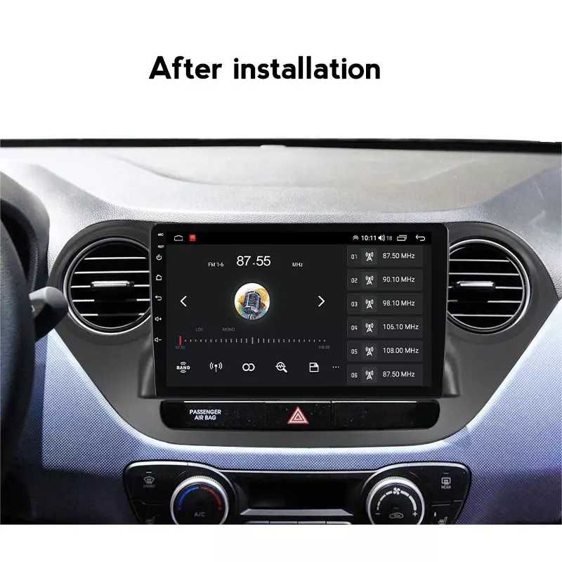 Navigatie Android 13 Hyundai i10 2014-2017 1/8 Gb Waze CarPlay +CAMERA