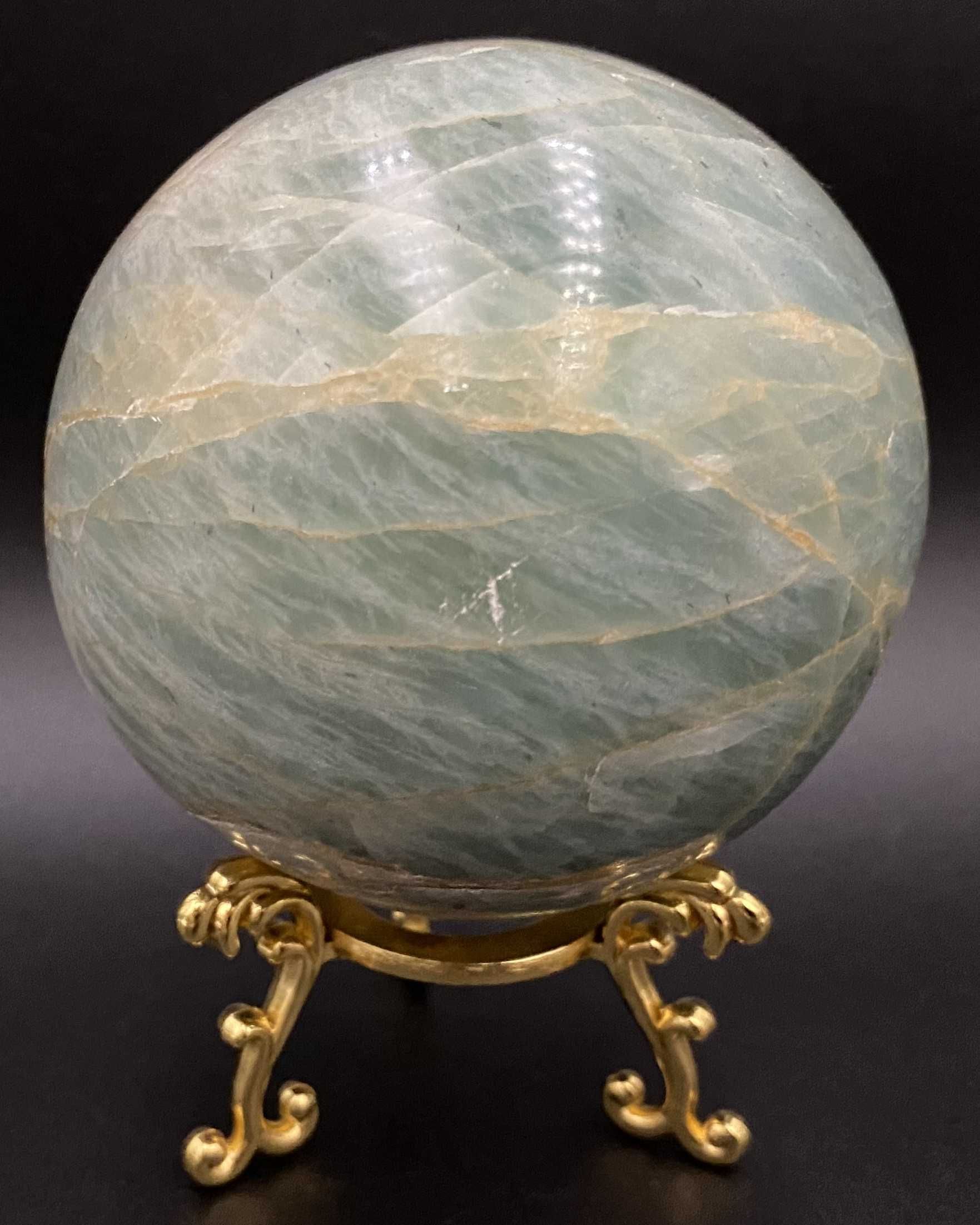 Cristale/Minerale - Piatra Lunii Verde - sfera piatra semipretioasa