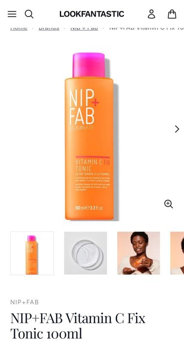 НОВО! Nip+Fab Vitamin C Fix Tonic 100 ml – сияен и освежаващ тоник