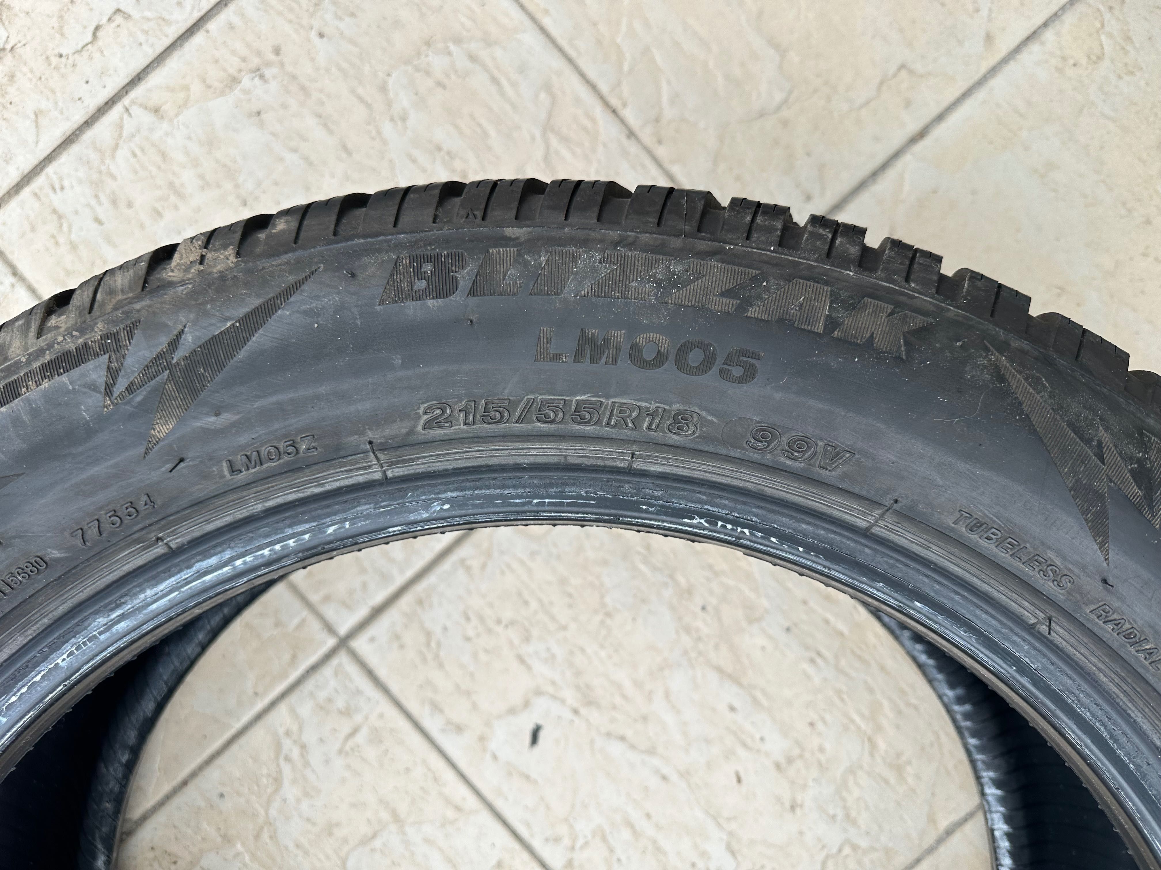 Гуми зимни гума 215/55/18” BRIDGESTONE BLIZZAK LM005