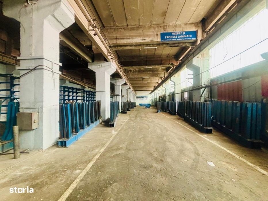 Hală Industrială De Inchiriat – 2400 Mp Sau 1500 Mp – Ideală Pe
