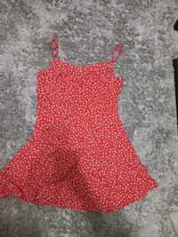 Лятна червена рокля LC Waikiki