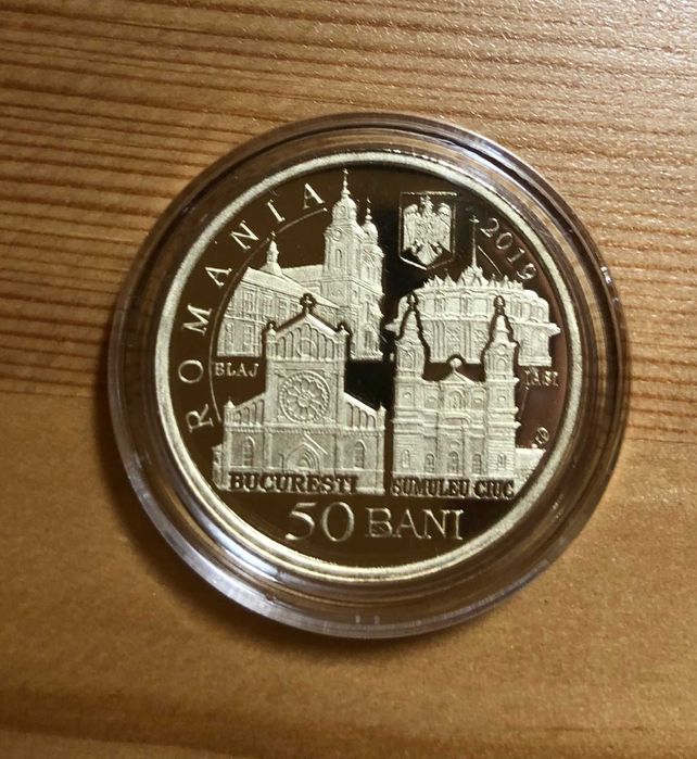 Moneda 50 bani 2019/2021 PROOF - Campionatul, Papa Francisc