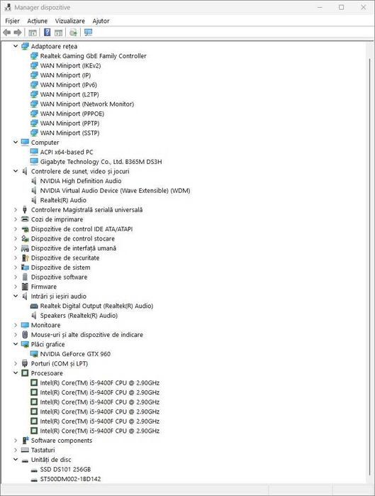 PC gaming, HexaCore i5 9400F la 4,1Ghz, 16Gb ddr4, ASUS Gtx960, Win 11