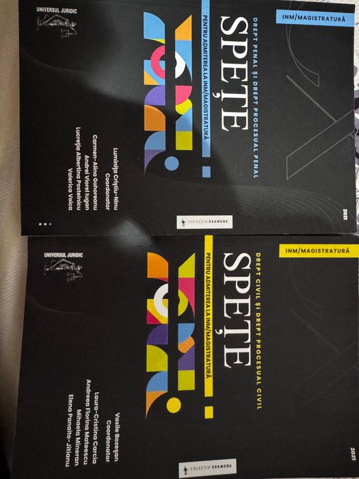 Spețe pentru intrare în profesii juridice