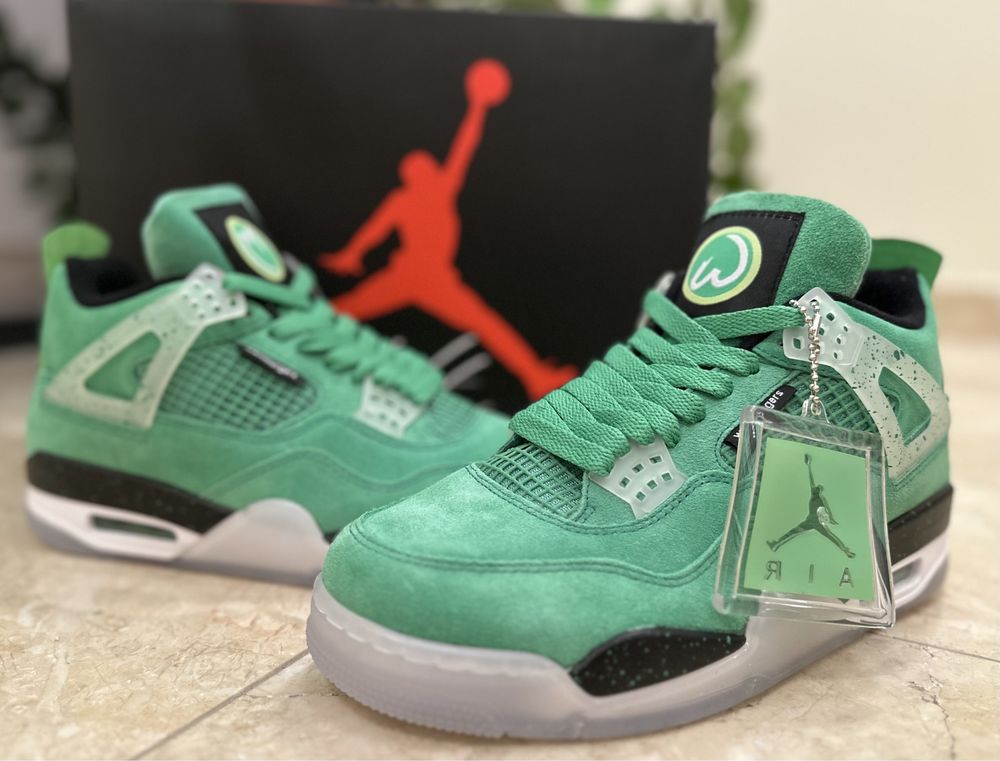 Jordan 4 Green Duck Wahlburbers - Marimi 40,41,42,43,44 Lichidare stoc