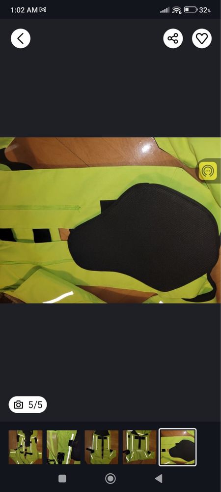 Vesta air bag airbag refolosibila in caz de accident moto motocicleta