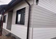 Vand case pe structura metalica