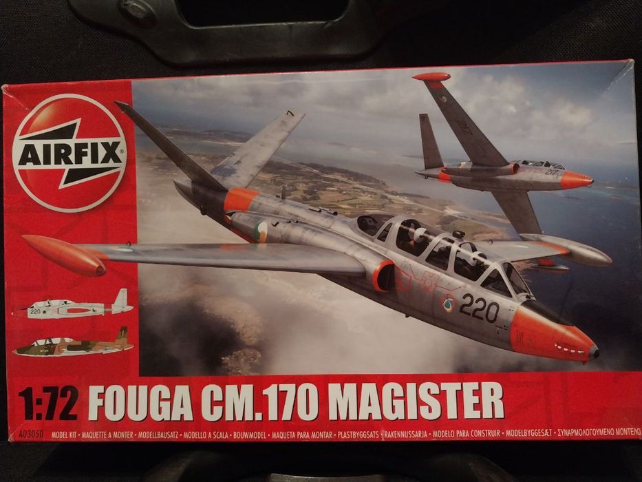 Сборная модель самолёта FOUGA CM.170 MAGISTER, масштаб 1:72