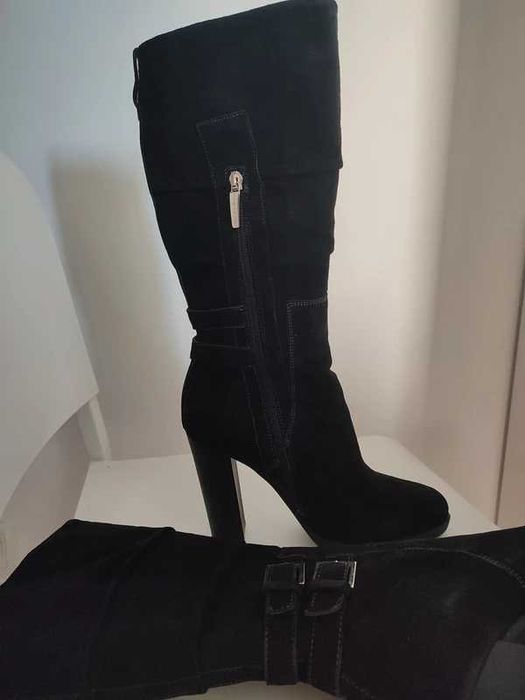 Cizme piele intoarsa Anna Cori