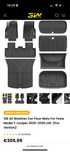 Covorașe 3W Pro Tesla Model Y Juniper 2025–2026, set complet