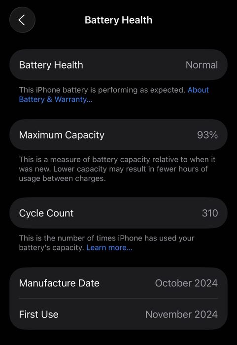 iPhone 16 PRO 512GB, Natural Titanium - STARE PERFECTA+ACCESORII, 93%