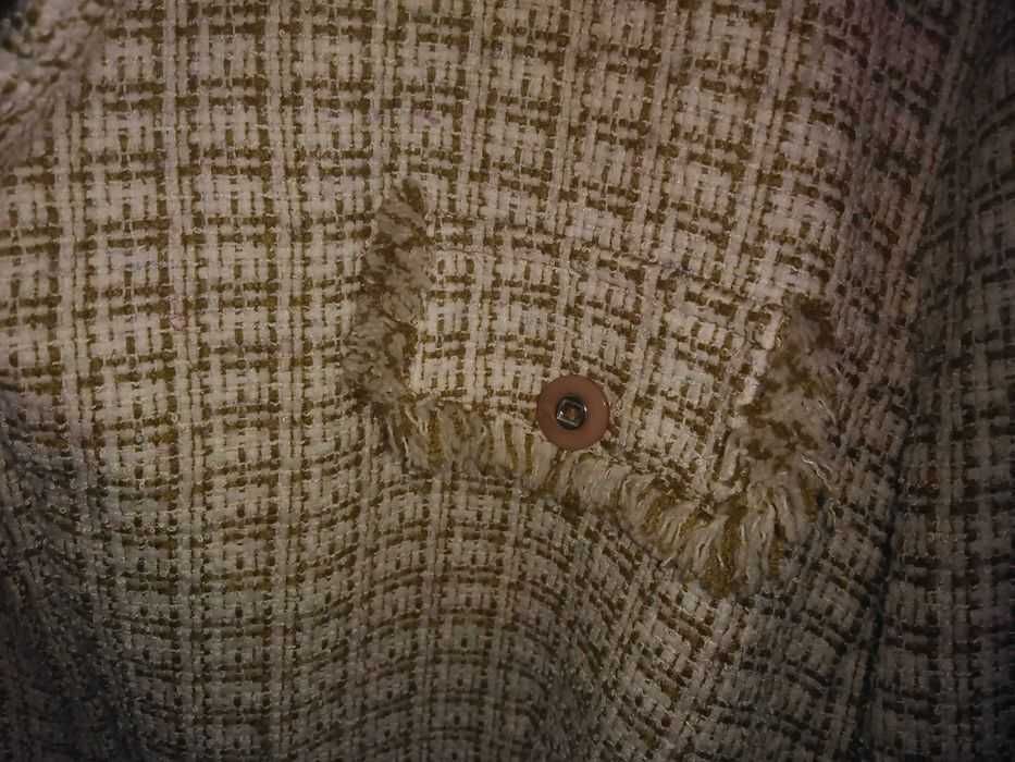 Pardesiu / Haina / Sacou de la Sisley, din tricot de lana