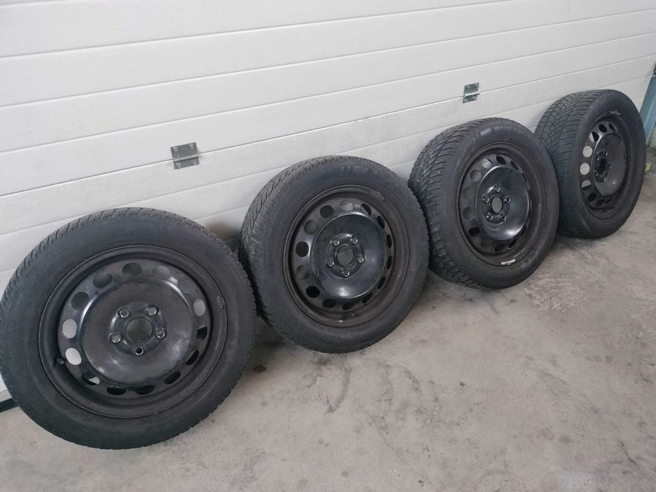 4 jante 5x112 cu cauciucuri Fulda 205 55 16 Dot 2019