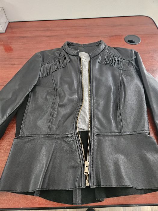 Geaca piele,marimea S
