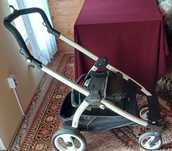 Cărucior căruț copil bebelus Peg Perego 3 in 1 + baza isofox auto