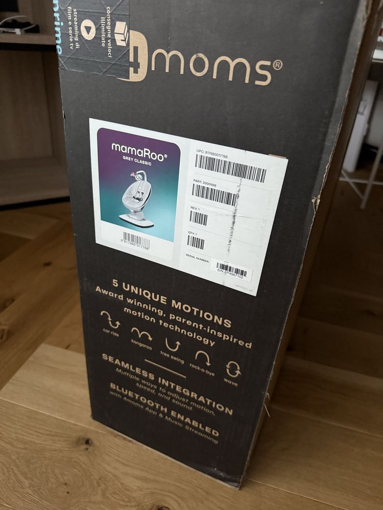 mamaRoo 5 4moms - бебешка люлка/шезлонг