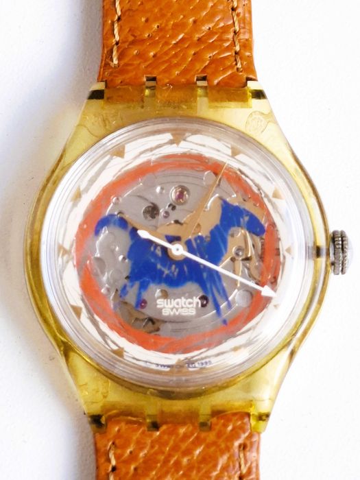 Retro vintage Swatch Automatic Aniak SAK123 1995 Swiss Made