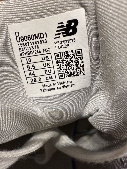 New Balance 9060 44 noi/new