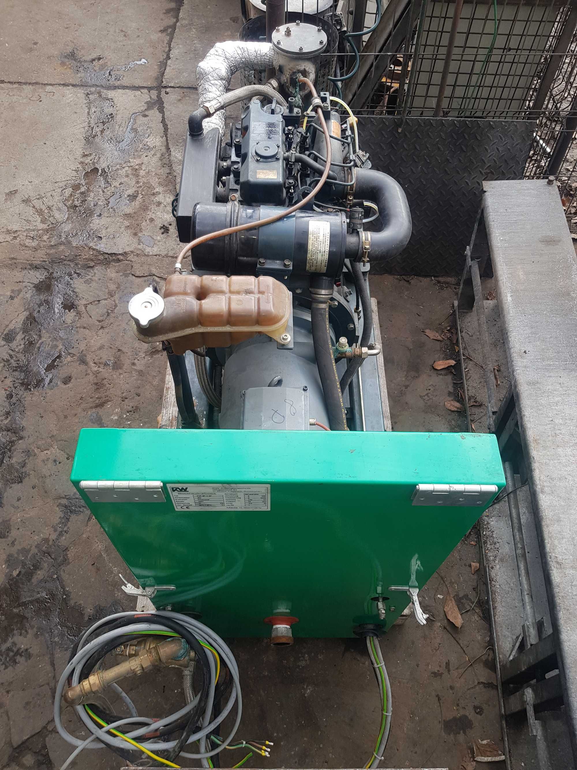 Generator BHKW Curent 8kw Caldura 18kw Kubota Diesel Cogenerare piese