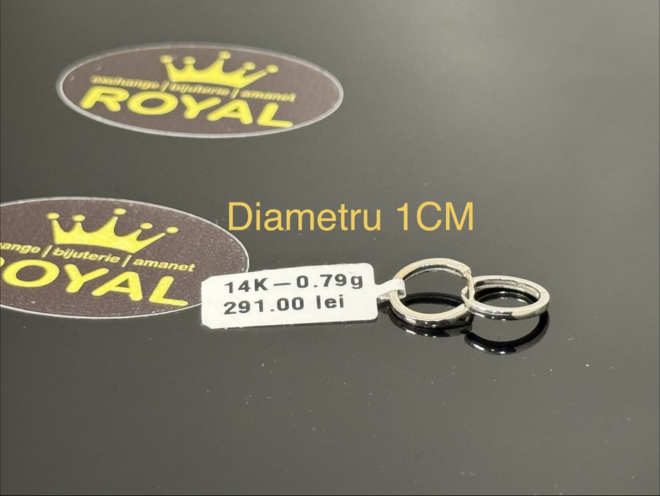 Bijuteria ROYAL : Cercei AUR 14K / 0.79 GR