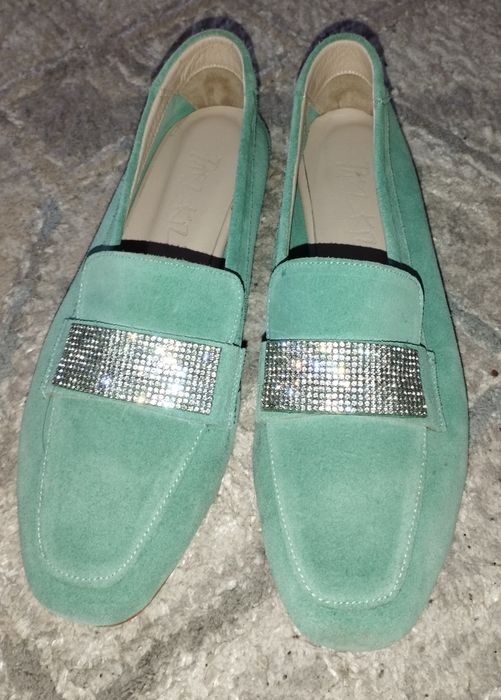 Продается лоферы, натуральная замша