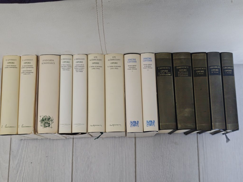 Colecție Opere Fundamentale, Eminescu, Lovinescu, Arghezi,Cantemir