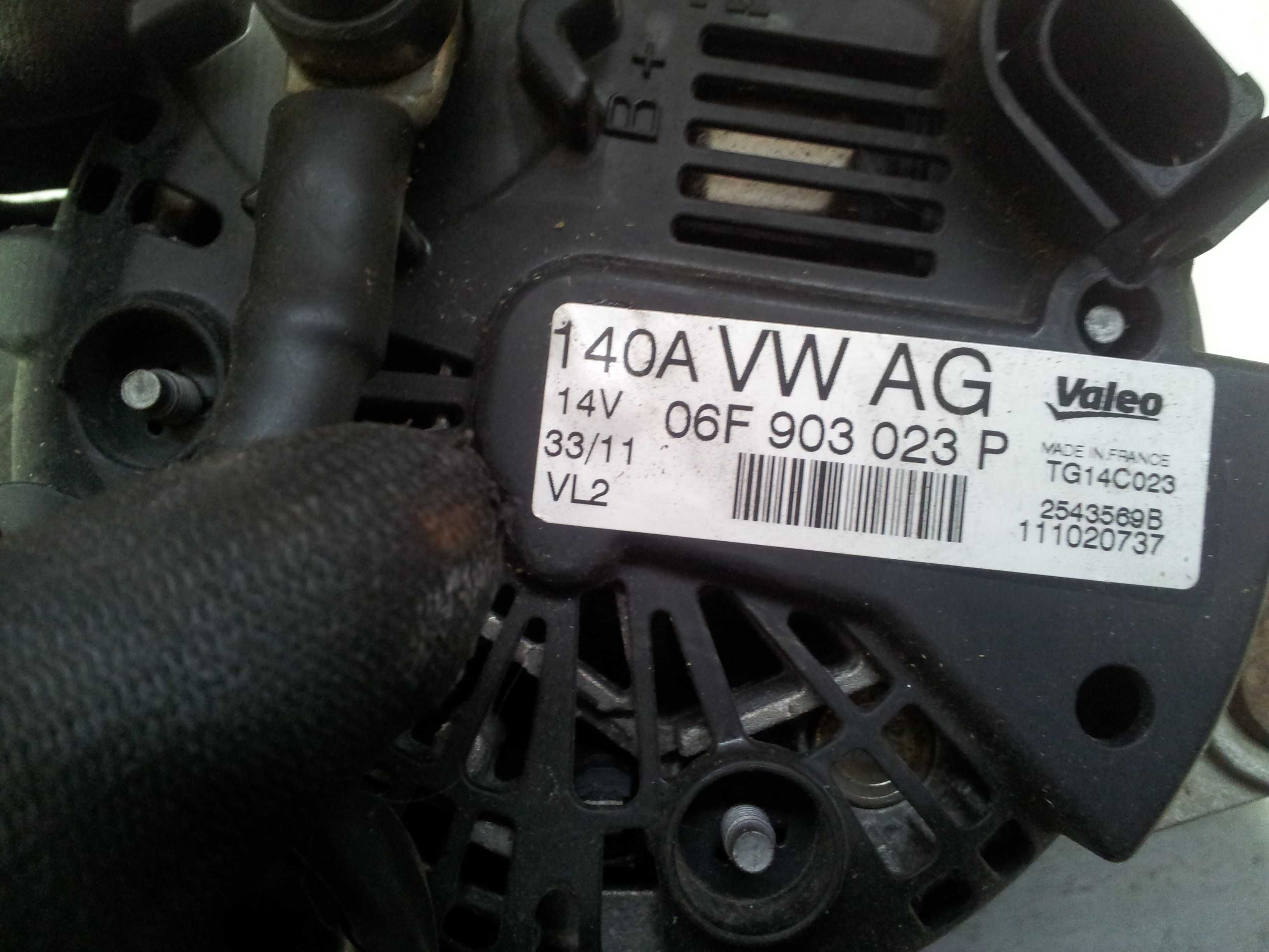 Alternator Skoda / VW / Audi / Seat 2.0TDI Cod: 06f 903 023 P