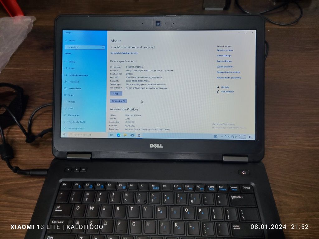 Ноутбук Dell Latitude E5440 / 14" TN LED / Intel Core i5-4310U (2(4)