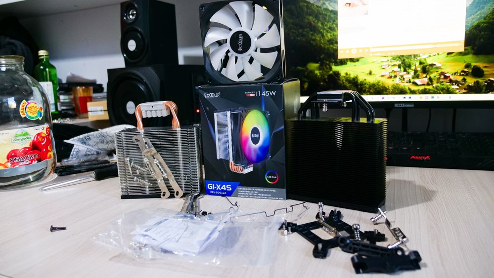 Кулер с радиатором для процессора PCcooler