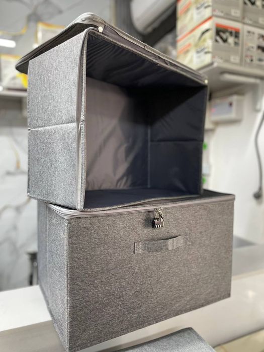 Большой тканевый органайзер для хранения вещей

• Вместительный органа