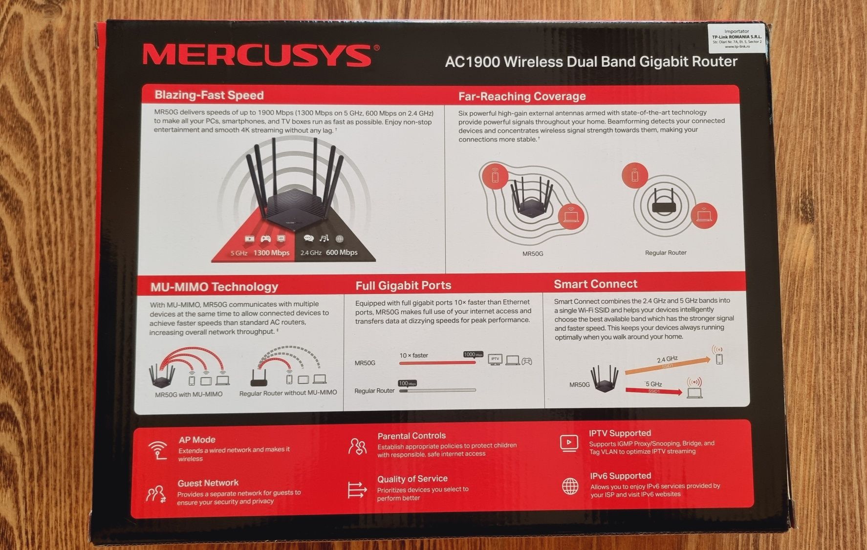 Router gigabit Mercusys