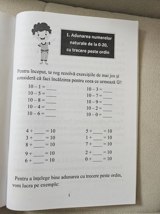 Caiete de lucru matematică – Clasa I