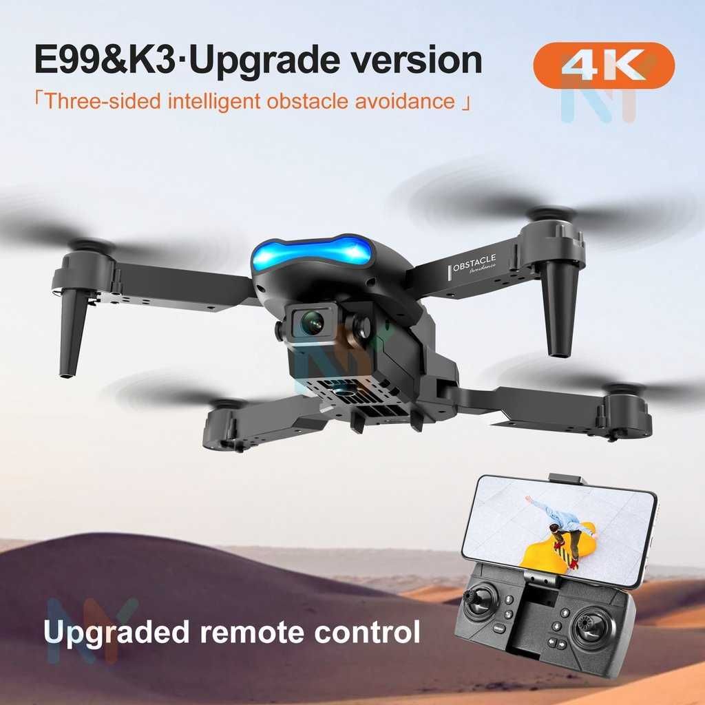 Нови 3 цвята K3 E99 PRO Dron 4k HD 2 камери WIFI FPV Въздушна фотограф