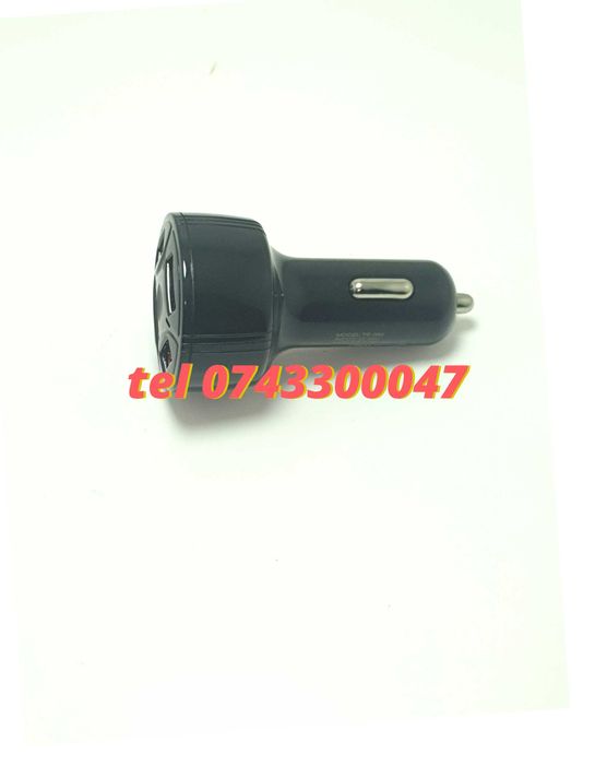 Incarcator Universal Masina Auto 4 Porturi Bricheta Usb Qc Fastcharge